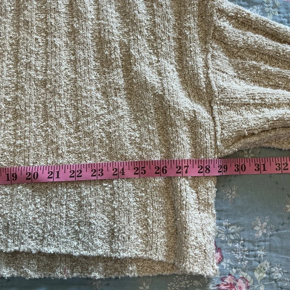 NWOT Free People XS Good Day Cropped Pullover Scoop Neck Knit Sweater Oversized - Picture 9 of 12